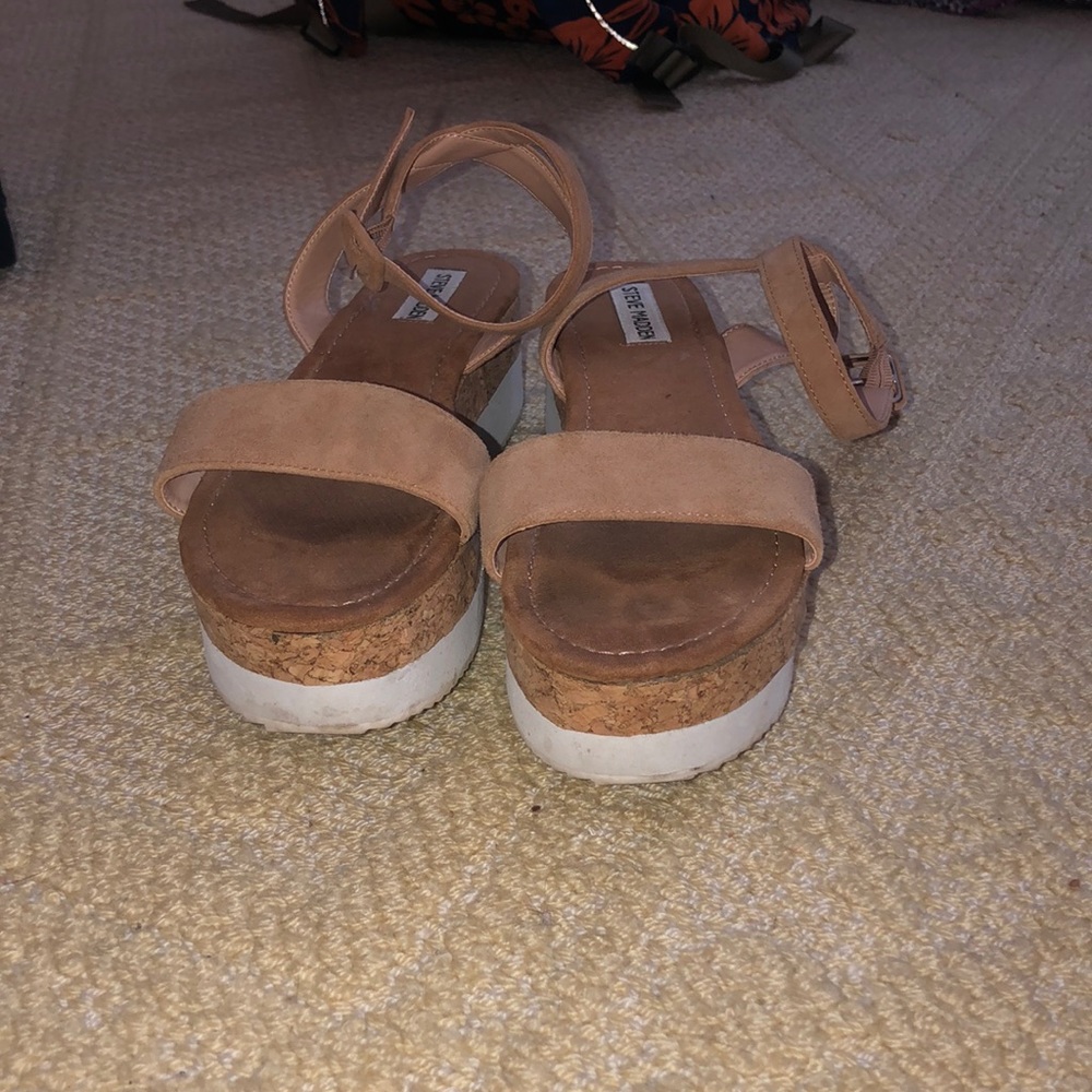 nude platform sandals